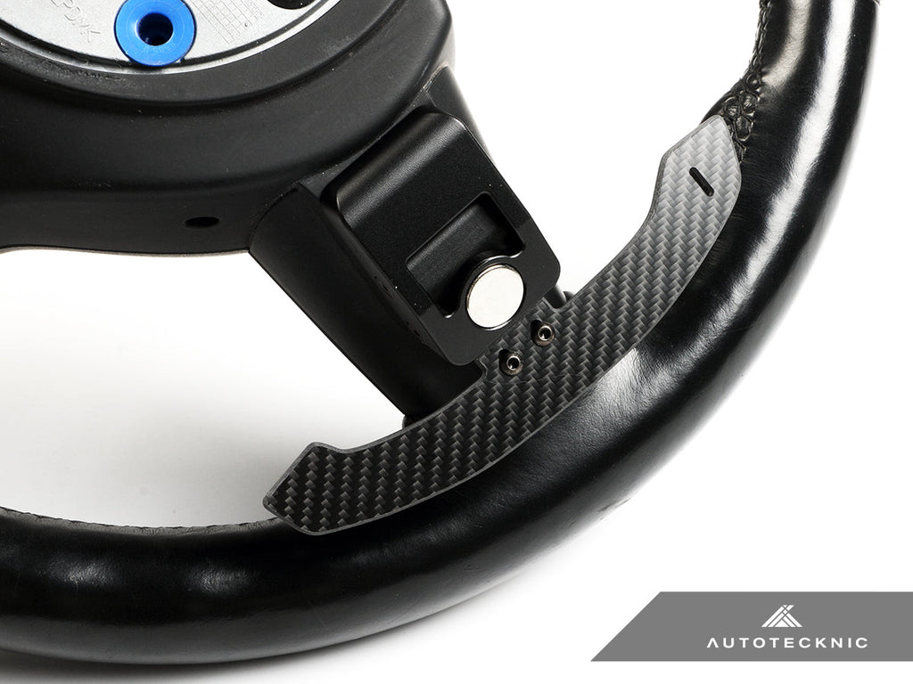 2019-2023 BMW 3-Series (G20/G21) Magnetic Corsa Carbon Fiber Shift Paddles | AutoTecknic