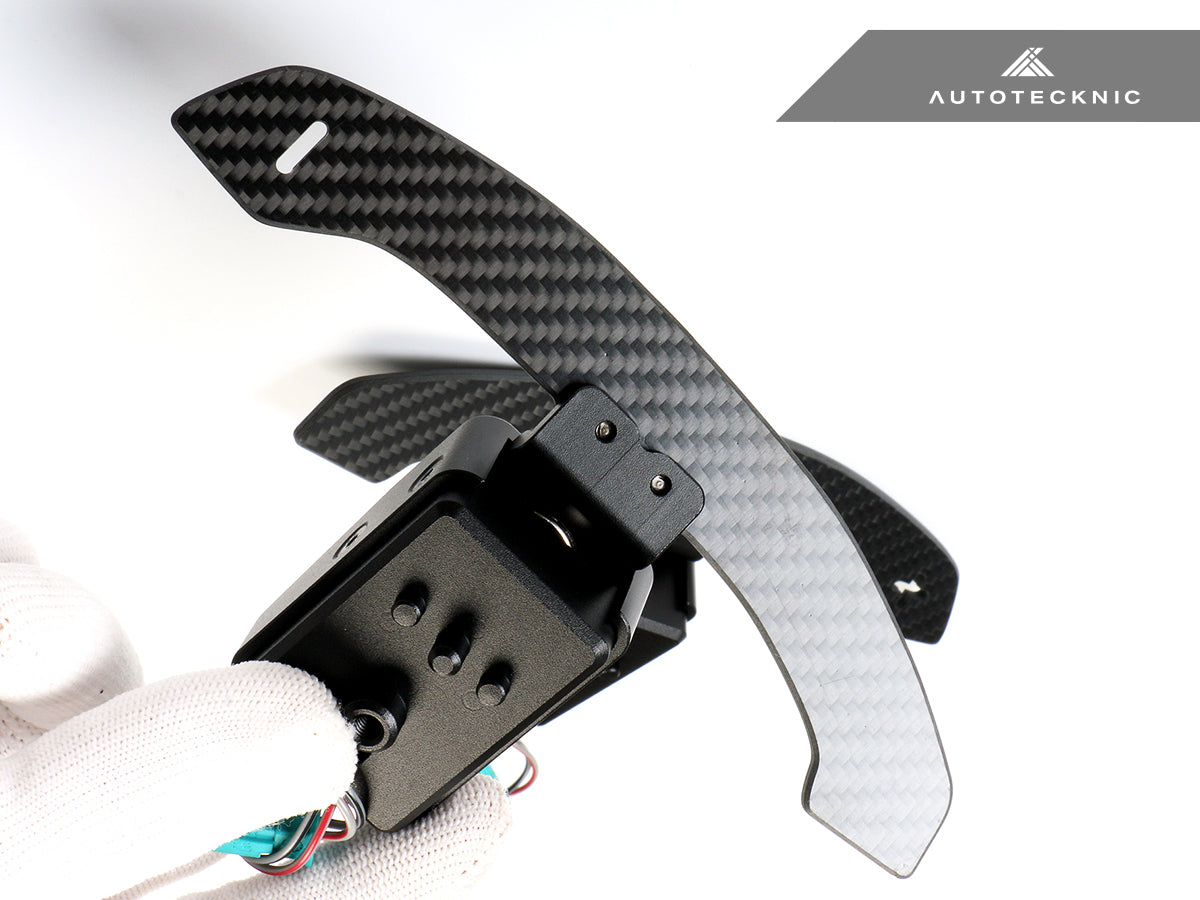 2019-2023 BMW 3-Series (G20/G21) Magnetic Corsa Carbon Fiber Shift Paddles | AutoTecknic