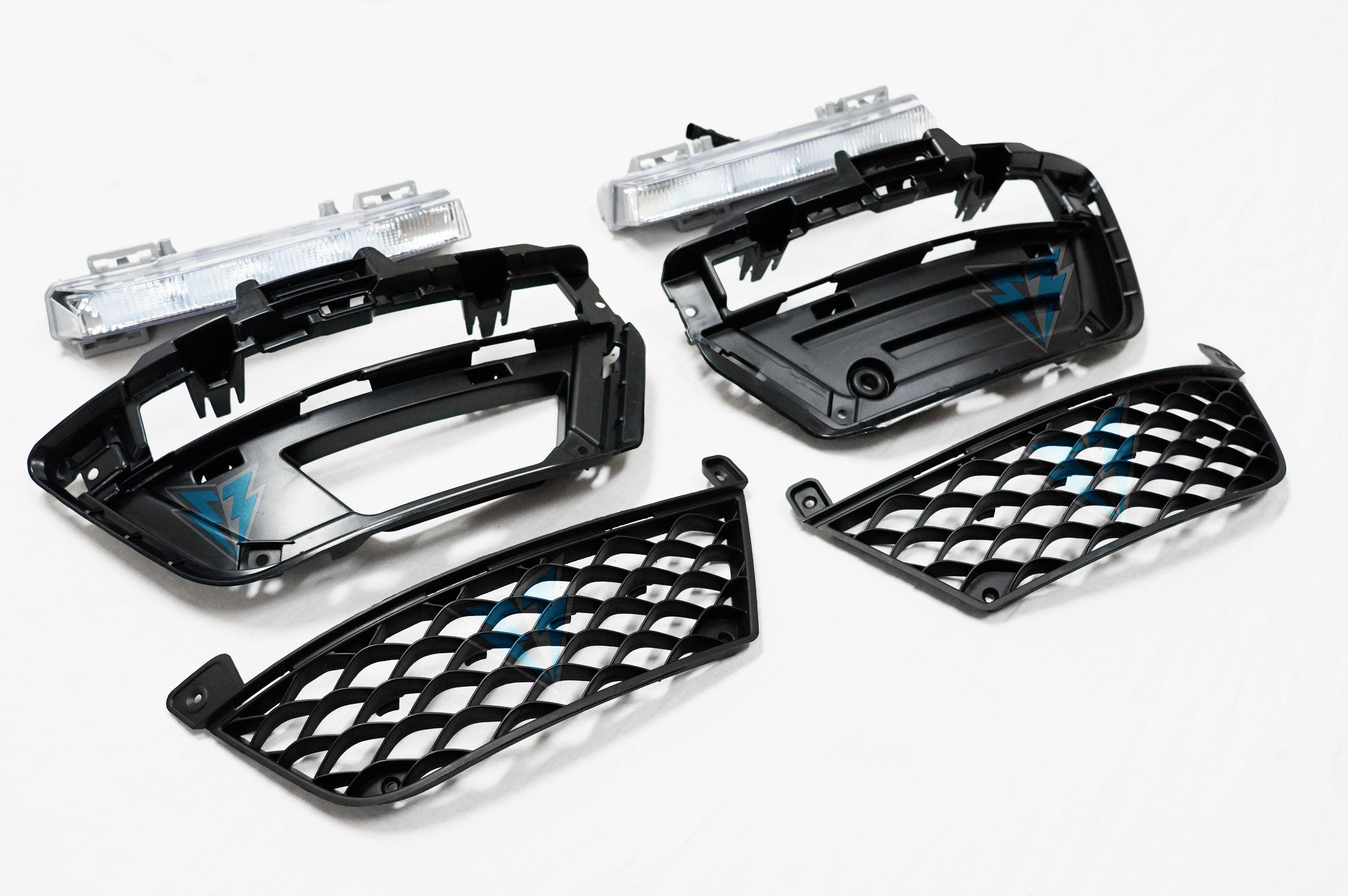 2012-2014 Mercedes Benz C63 AMG Style Front Bumper Conversion Kit - E3Tuning
