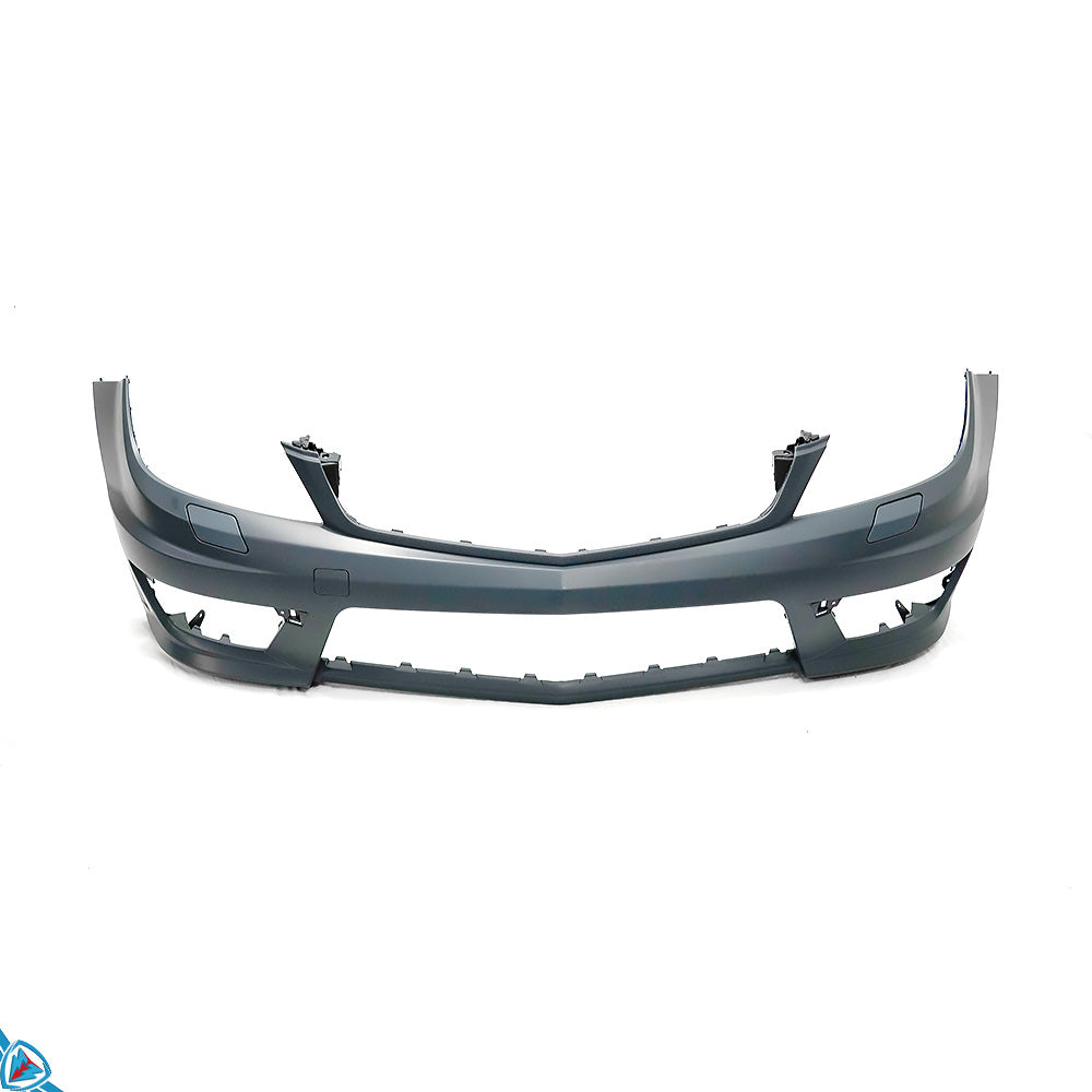 2012-2014 Mercedes-Benz C-Class Facelift (W204) C63 AMG Style Polypropylene Front Bumper Conversion Kit | E3Tuning