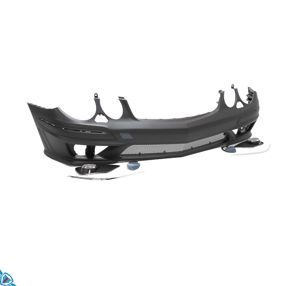 2007-2009 Mercedes-Benz E-Class Facelift (W211) E63 AMG Style Polypropylene Front Bumper Conversion Kit | E3Tuning Main image
