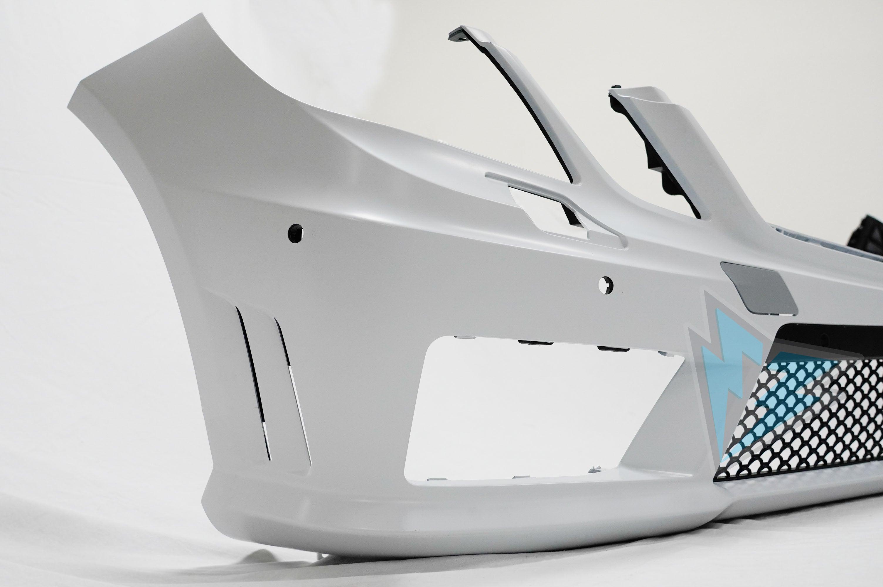 2010-2013 Mercedes Benz (W212) Pre-Facelift E63 AMG Style Front Bumper Conversion Kit (DRL Included) Secondary image