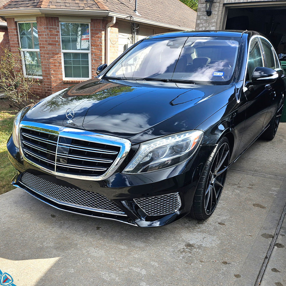 2014-2017 Mercedes-Benz S-Class Pre-Facelift (W222) S63 / S65 AMG Style Polypropylene Front Bumper Conversion Kit | E3Tuning Secondary image