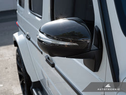 2020-2026 Mercedes-Benz GLE-Class (V167) Replacement Dry Carbon Fiber Mirror Covers | AutoTecknic