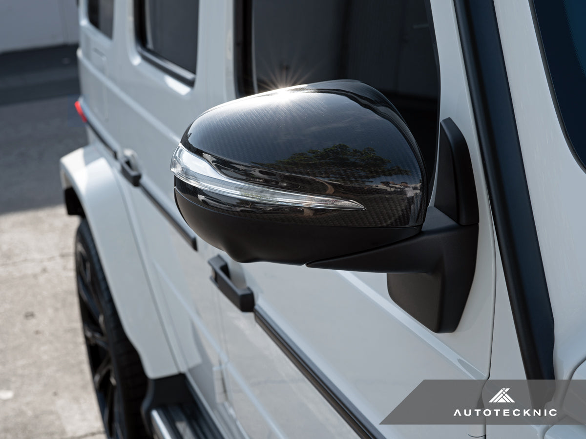 2020-2026 Mercedes-Benz GLE-Class (V167) Replacement Dry Carbon Fiber Mirror Covers | AutoTecknic