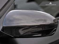 2012-2019 BMW M6 (F06/F12/F13) Version II Full Replacement Dry Carbon Fiber Mirror Covers | AutoTecknic