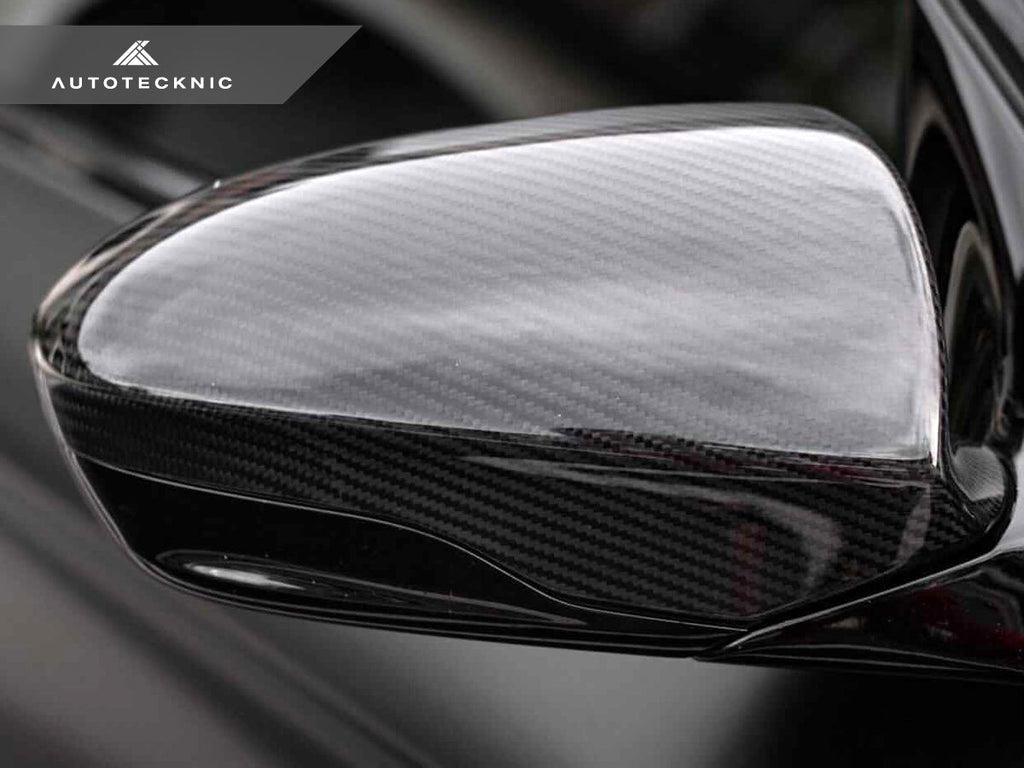 2012-2019 BMW M6 (F06/F12/F13) Version II Full Replacement Dry Carbon Fiber Mirror Covers | AutoTecknic