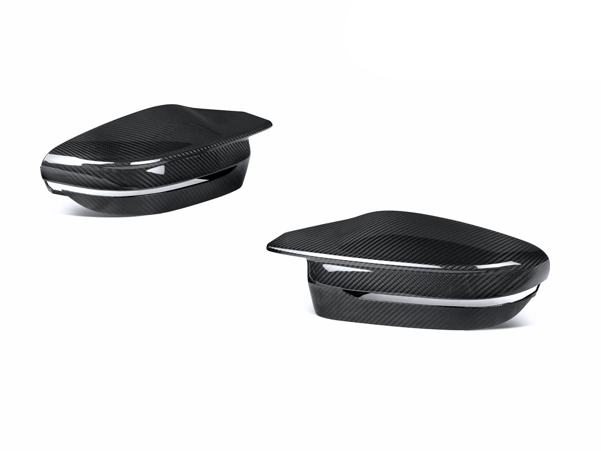 2023-2029 BMW 3 Series / 4 Series (G20/G22 LCI) Dry Carbon Fiber Mirror Covers | AutoTecknic