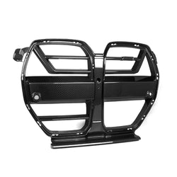 2021+ BMW M3 (G80) & M4 (G82) V1 Carbon Fiber Front Grille - Active Cruise Compatible | SOOQOO