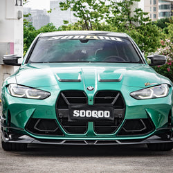 2021+ BMW M3 (G80) & M4 (G82) V1 Carbon Fiber Front Grille | SOOQOO