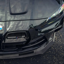 2021+ BMW M3 (G80) & M4 (G82) V2 Carbon Fiber Front Grille - Active Cruise Compatible | SOOQOO