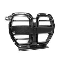 2021+ BMW M3 (G80) & M4 (G82) V2 Carbon Fiber Front Grille - Active Cruise Compatible | SOOQOO