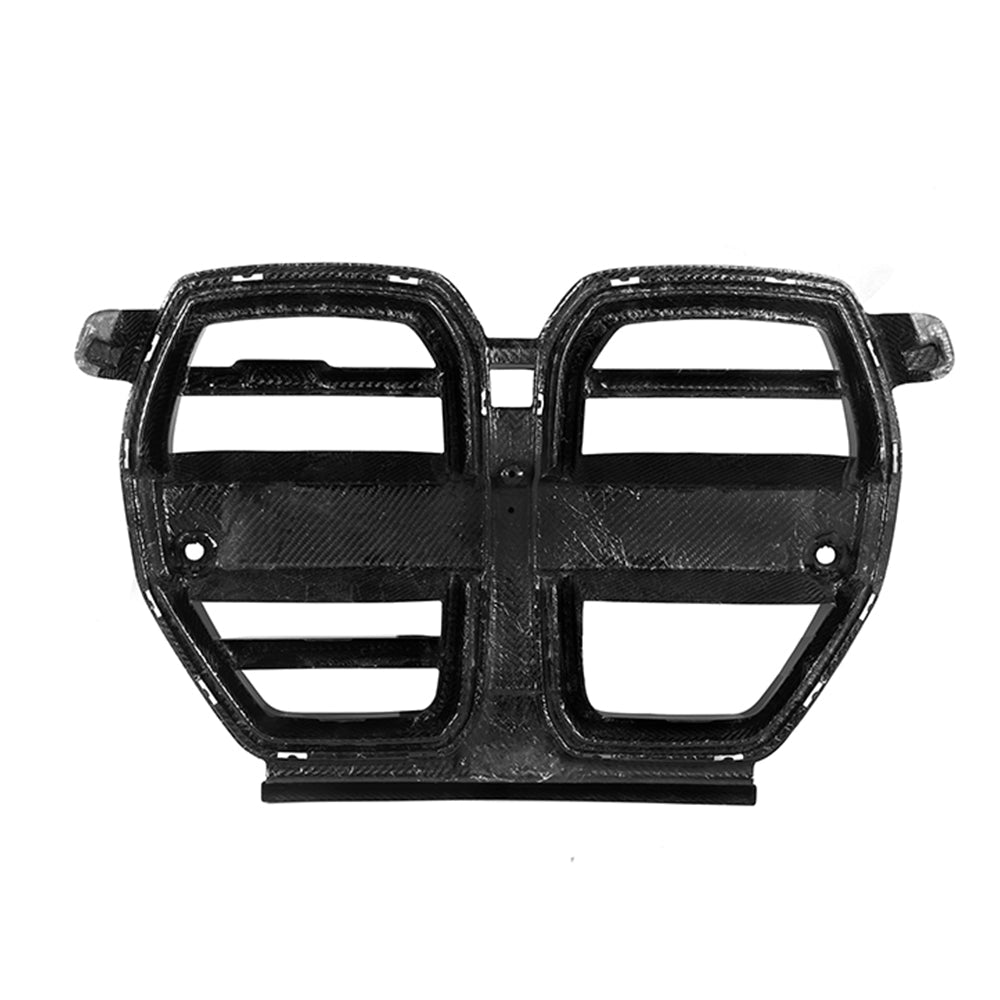 2021+ BMW M3 (G80) & M4 (G82) V2 Carbon Fiber Front Grille - Active Cruise Compatible | SOOQOO