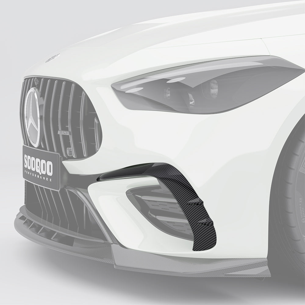 2024+ Mercedes-Benz CLE 53 AMG (A236/C236) Carbon Fiber Front Bumper Inserts | SOOQOO