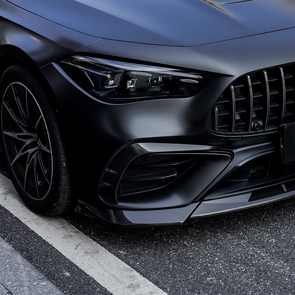 2024+ Mercedes-Benz CLE 53 AMG (A236/C236) Carbon Fiber Front Bumper Inserts | SOOQOO