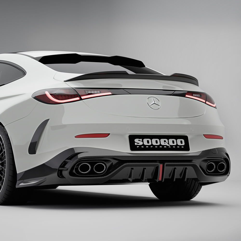 2024+ Mercedes-Benz CLE 53 AMG (A236/C236) Carbon Fiber Rear Diffuser | SOOQOO