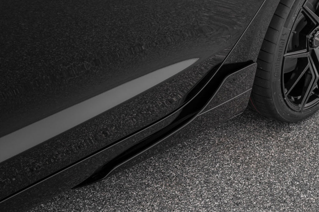 2017-2023 Tesla Model 3 (MK1) Wing Blade Style ABS Plastic Side Skirt Add-On Kit | STARTECH