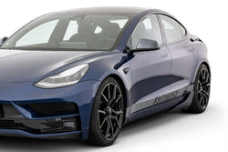 2017-2023 Tesla Model 3 (MK1) Wing Blade Style ABS Plastic Side Skirt Add-On Kit | STARTECH