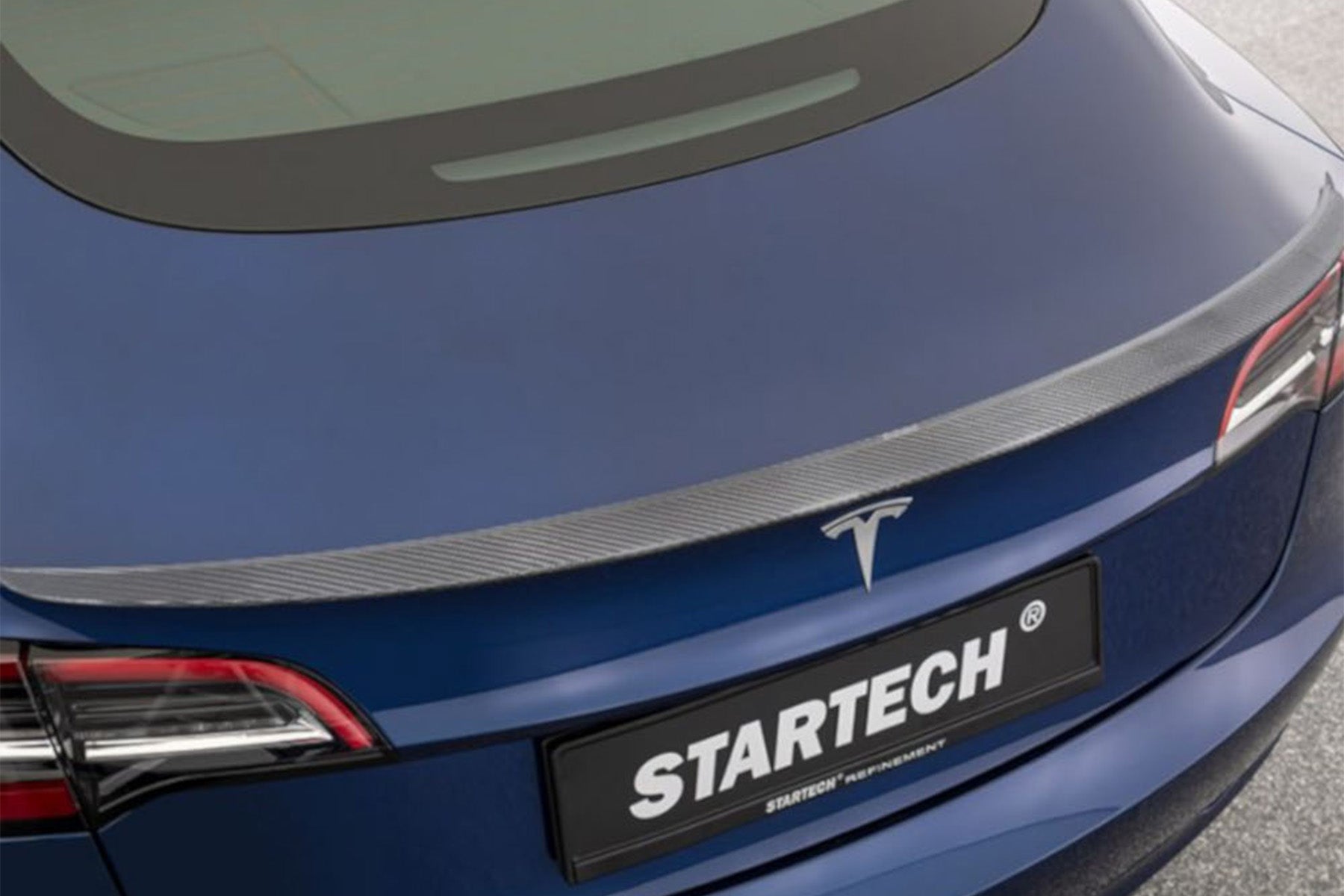 2017-2023 Tesla Model 3 (MK1) StarTech Style Carbon Fiber Rear Trunk Spoiler | STARTECH Main image