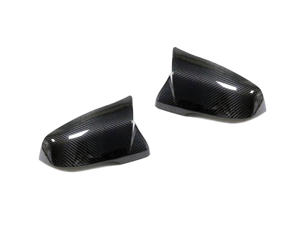 2020-2026 Toyota Supra (A90) M-Inspired Version II Dry Carbon Fiber Full Replacement Mirror Covers | AutoTecknic USA