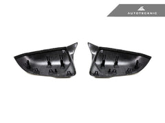 2020+ Toyota Supra (A90) Full Replacement Version II Aero Dry Carbon Fiber Mirror Covers | AutoTecknic
