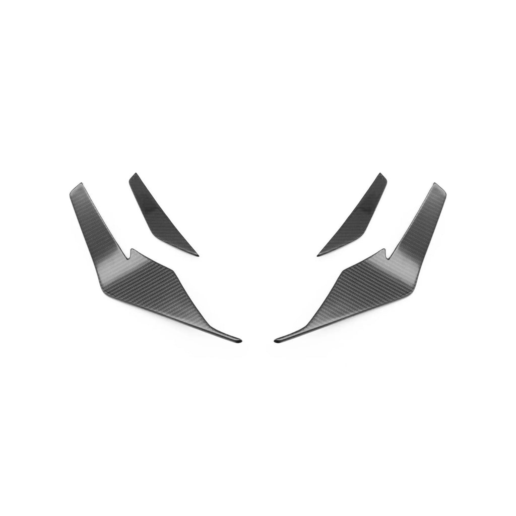 2021-2024 Audi R8 (4S) Facelift Pre-Preg Carbon Fiber Front Bumper Canards | TRE