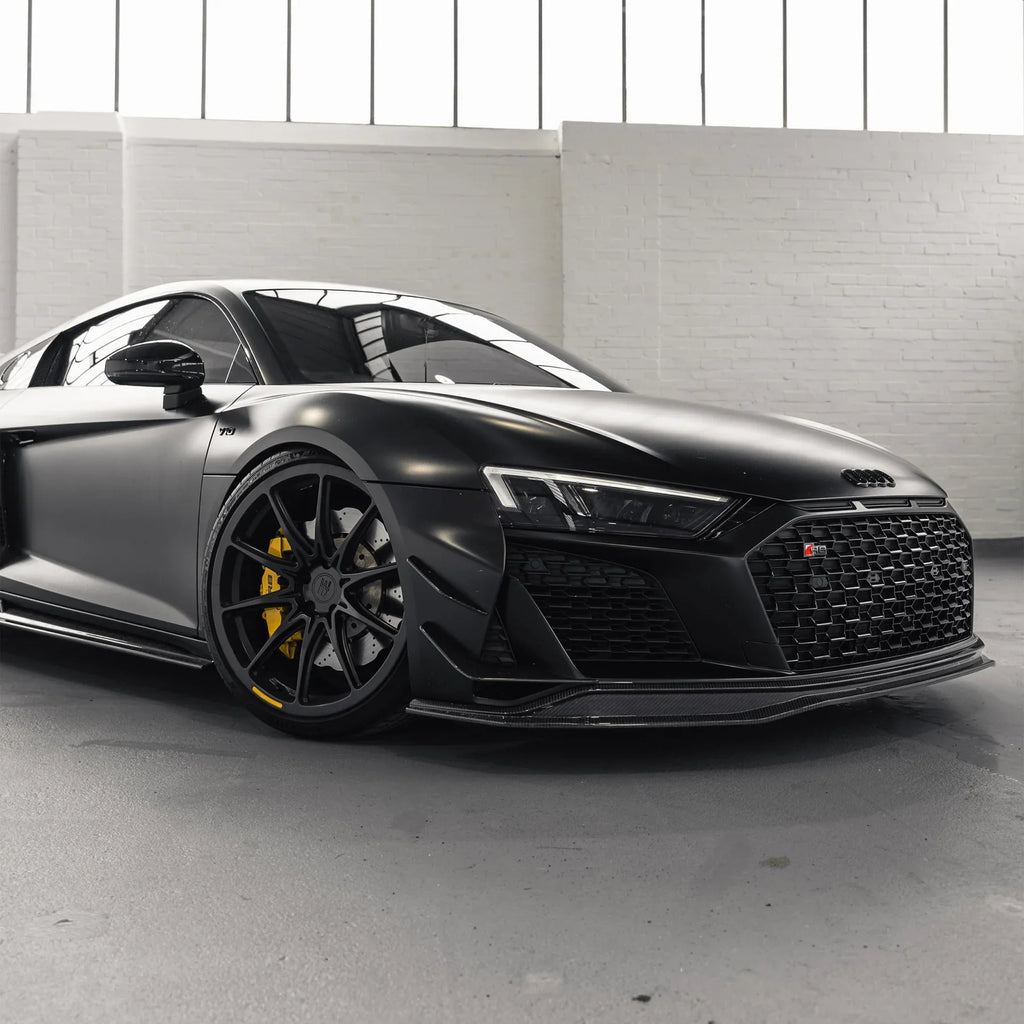 2019-2023 Audi R8 (4S) TRE Style Pre-Preg Carbon Fiber Front Splitter | TRE