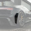 2015-2018 Audi R8 (4S) Racing Style Pre-Preg Carbon Fiber Rear Bumper Canards | TRE