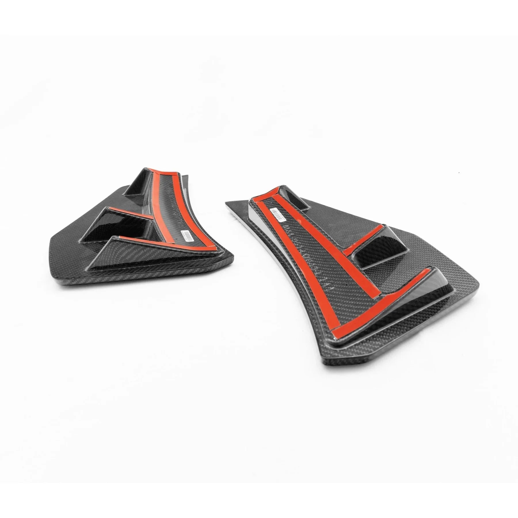 2015-2018 Audi R8 (4S) Racing Style Pre-Preg Carbon Fiber Rear Bumper Canards | TRE
