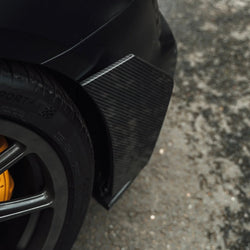 2015-2018 Audi R8 (4S) Racing Style Pre-Preg Carbon Fiber Rear Bumper Canards | TRE