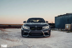 2015-2018 BMW M2 (F87) TRE Style Pre-Preg Carbon Fiber Front Splitter | TRE