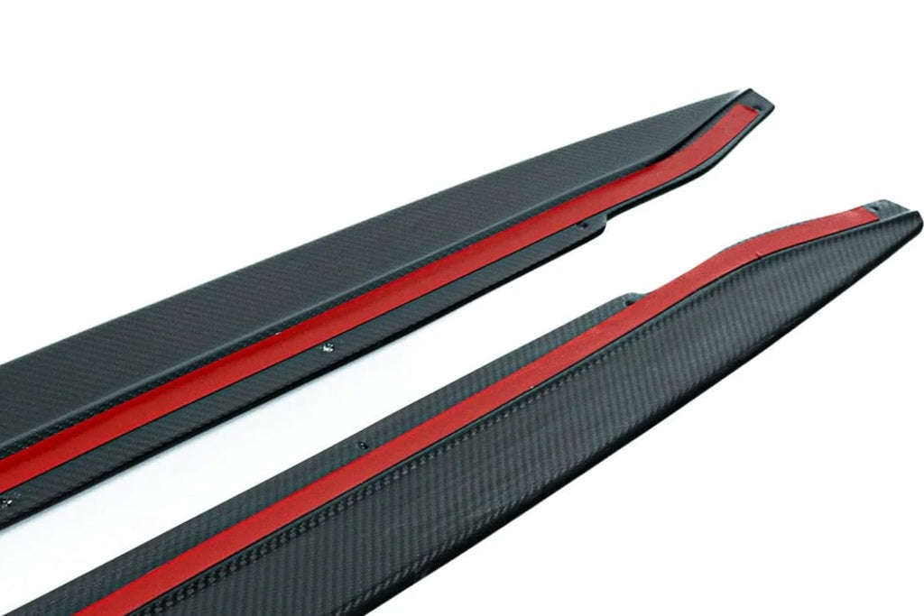 2021+ BMW M3 (G80) PR-1 Pre-Preg Carbon Fiber Side Skirts | Trevora