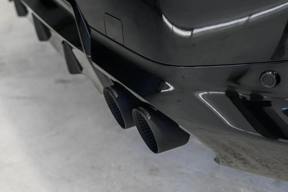 2020+ BMW M240i (G42) & M340i (G20) / M440i (G22/G26) Cerakote Black Quad Exhaust Tip Set | Trevora