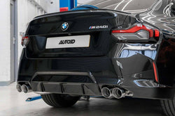 2020+ BMW M240i (G42) & M340i (G20) / M440i (G22/G26) Cerakote Black Quad Exhaust Tip Set | Trevora