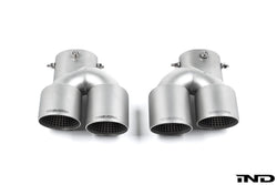 2020+ BMW M240i (G42) & M340i (G20) / M440i (G22/G26) Cerakote Black Quad Exhaust Tip Set | Trevora