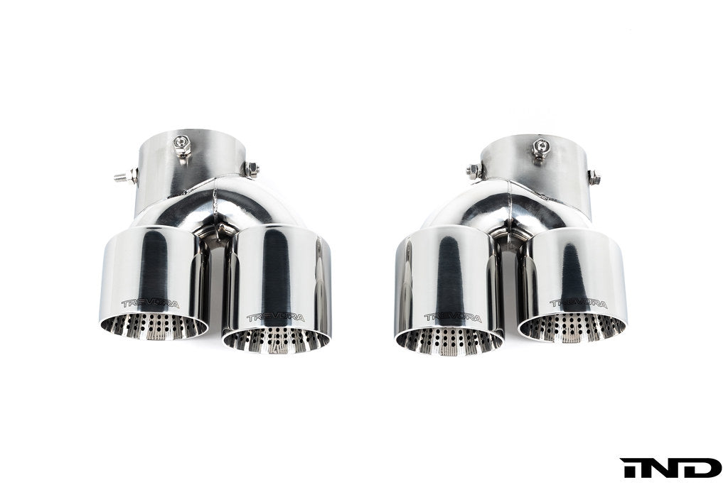 2020+ BMW M240i (G42) & M340i (G20) / M440i (G22/G26) Cerakote Black Quad Exhaust Tip Set | Trevora