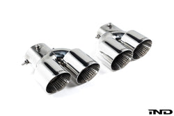 2020+ BMW M240i (G42) & M340i (G20) / M440i (G22/G26) Cerakote Black Quad Exhaust Tip Set | Trevora