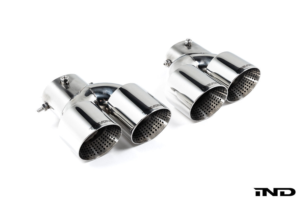2020+ BMW M240i (G42) & M340i (G20) / M440i (G22/G26) Cerakote Black Quad Exhaust Tip Set | Trevora