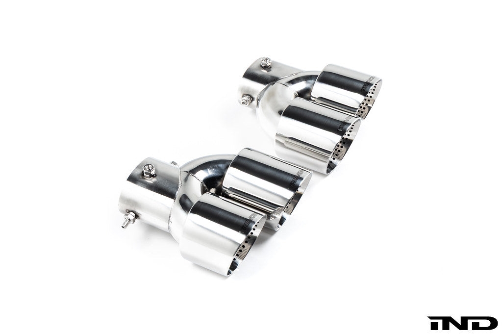 2020+ BMW M240i (G42) & M340i (G20) / M440i (G22/G26) Cerakote Black Quad Exhaust Tip Set | Trevora