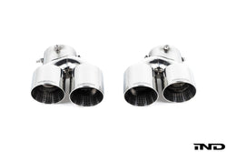 2020+ BMW M240i (G42) & M340i (G20) / M440i (G22/G26) Cerakote Black Quad Exhaust Tip Set | Trevora