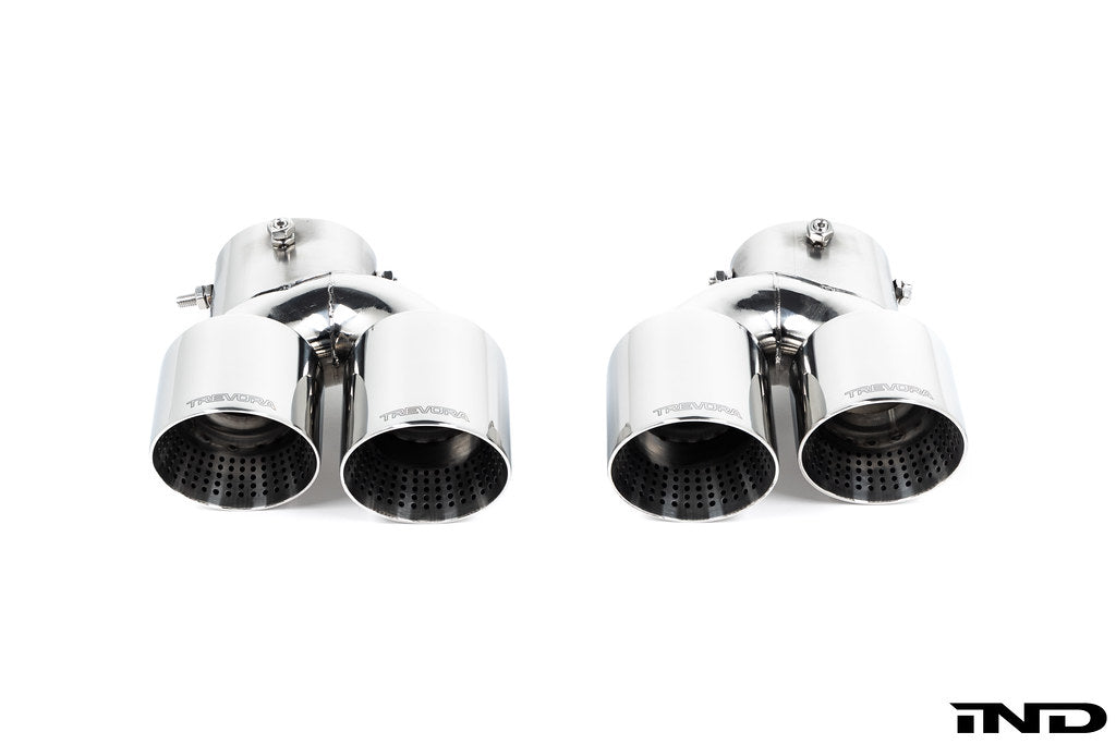 2020+ BMW M240i (G42) & M340i (G20) / M440i (G22/G26) Cerakote Black Quad Exhaust Tip Set | Trevora