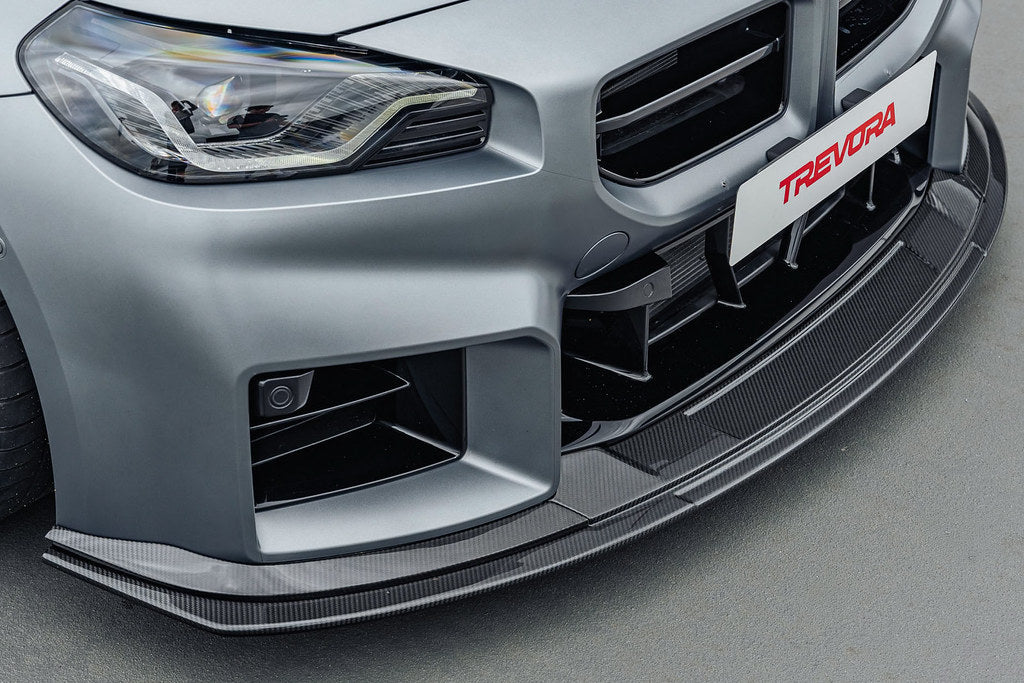 2023+ BMW M2 (G87) TR87 Pre-Preg Carbon Fiber Track Front Splitter | Trevora