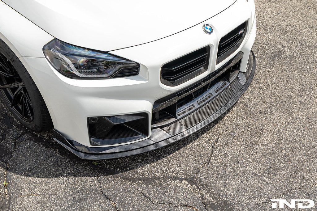 2023+ BMW M2 (G87) TR87 Pre-Preg Carbon Fiber Track Front Splitter | Trevora