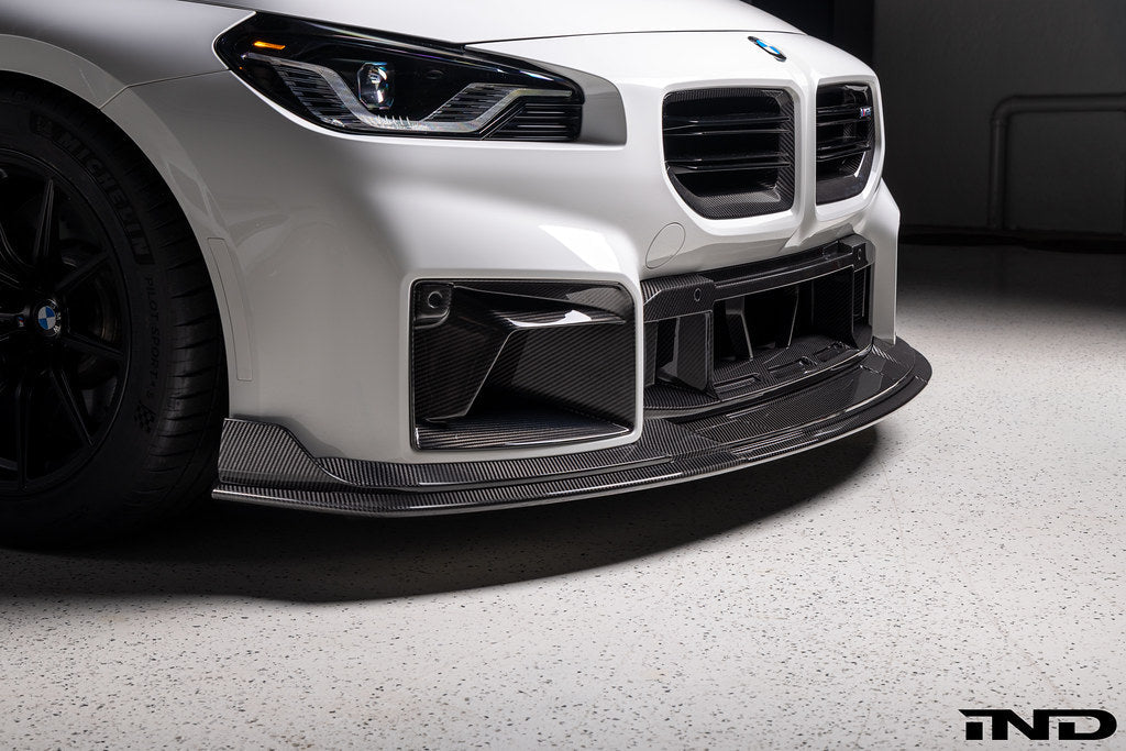 2023+ BMW M2 (G87) TR87 Pre-Preg Carbon Fiber Track Front Splitter | Trevora
