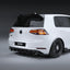 2017-2020 Volkswagen GTI (Mk7.5) EVO-1 Gloss Black Rear Diffuser | Zaero Design USA