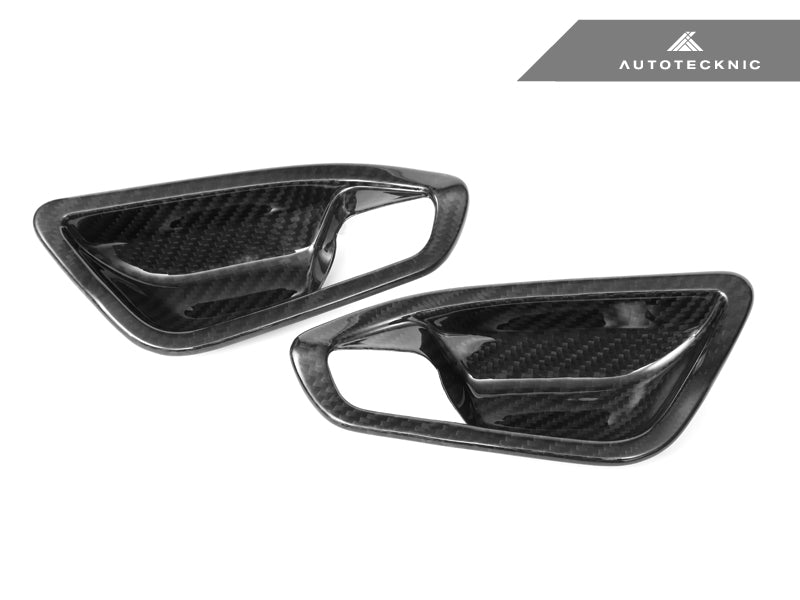 AutoTecknic Dry Carbon Interior Door Handle Trim Set - F87 M2 | F22 2-Series | F20 1-Series