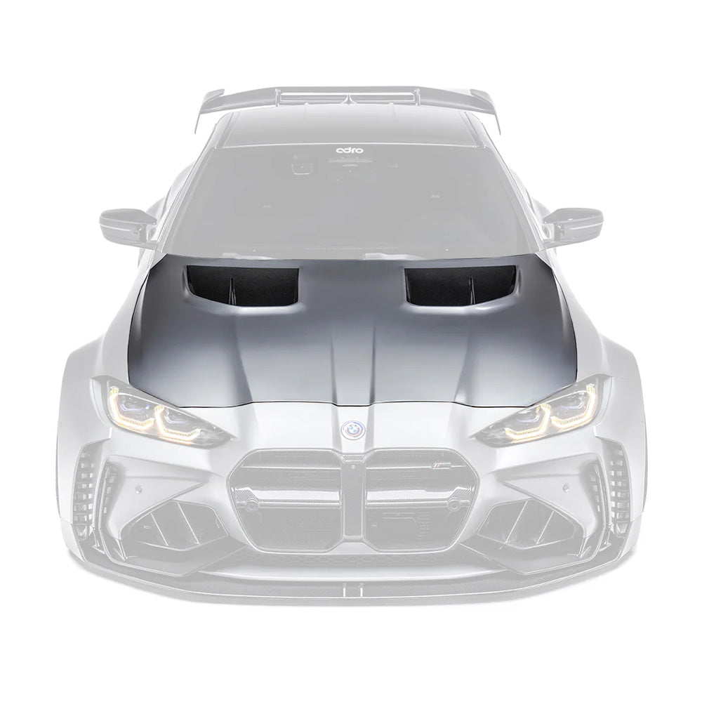 ADRO BMW M3/M4 (G8X) Genuine Prepreg Carbon Fiber Vented Hood [MADE-TO-ORDER]