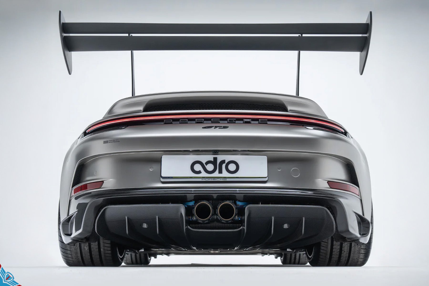 ADRO Porsche 911 (992.1) GT3 Prepreg Carbon Fiber Rear Diffuser & Apron Panel