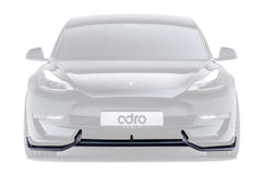 ADRO Tesla Model 3 Genuine Carbon Fiber Front Lip (V2)