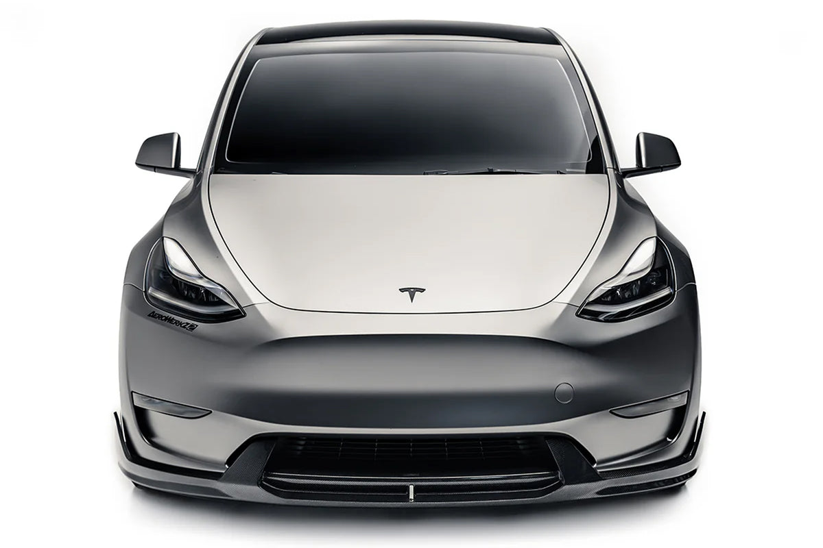 ADRO Tesla Model Y Genuine Carbon Fiber Front Lip V2